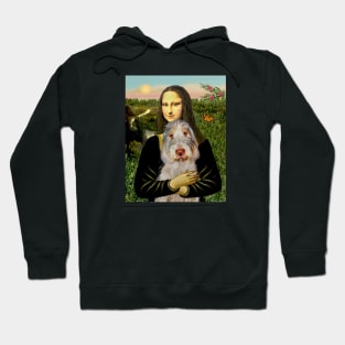 Mona Lisa and her Italian Spinone Hoodie